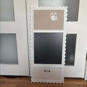 Elegant White Wall Organizer